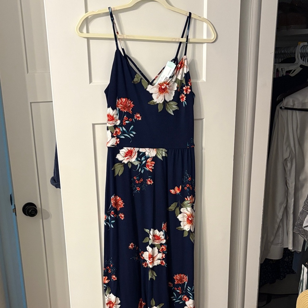 Alicia floral Maxi Knit Dress